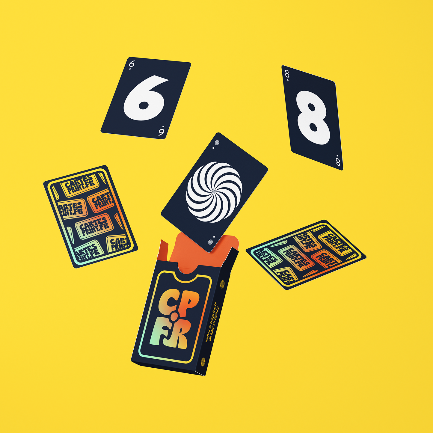 E - Jeux de cartes format poker - 55 cartes - 25ex