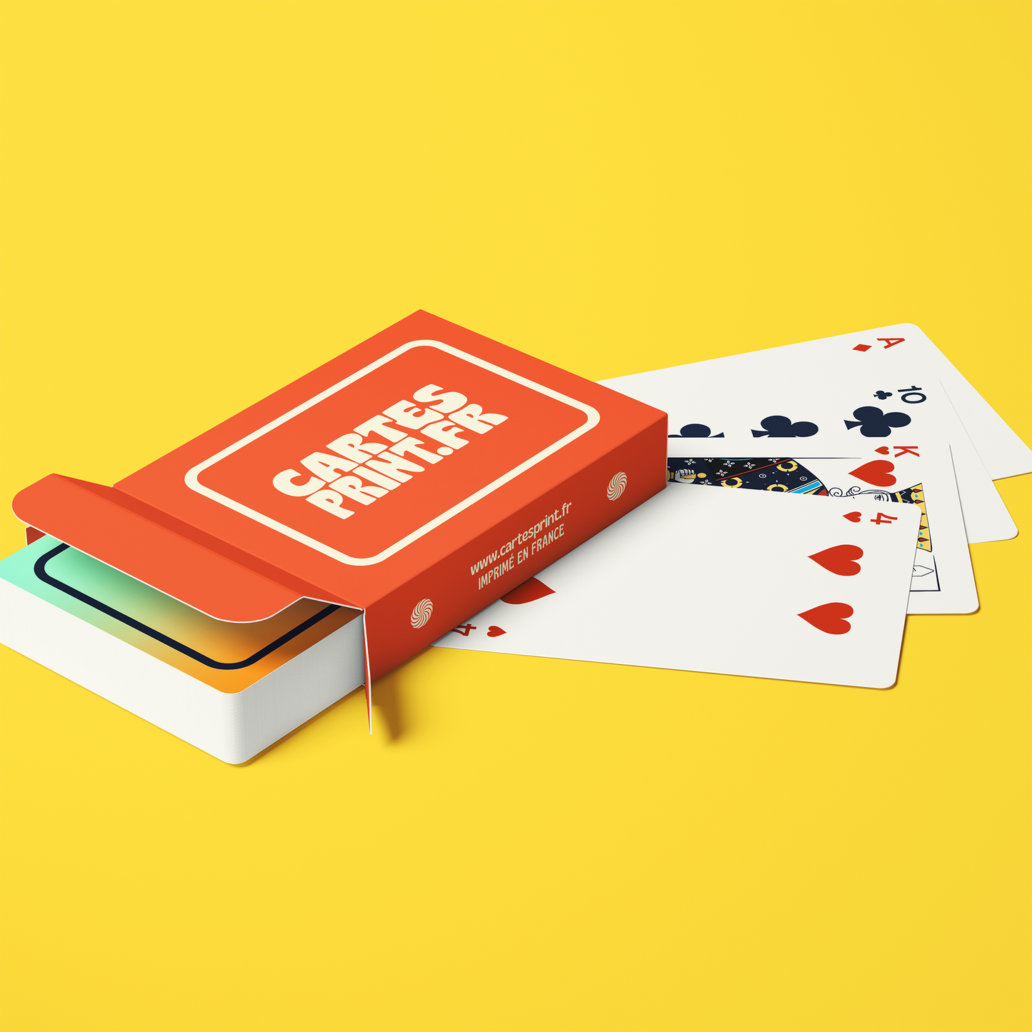 H - Jeux de cartes format poker - 55 cartes - 250ex