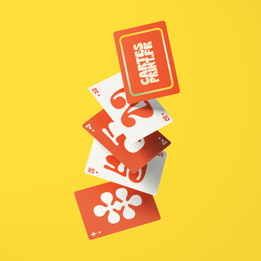 F - Jeux de cartes format poker - 55 cartes - 50ex